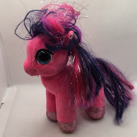 Ty Ruby Plush Stuffed Toy Pink Pony 7” - Picture 7 of 7